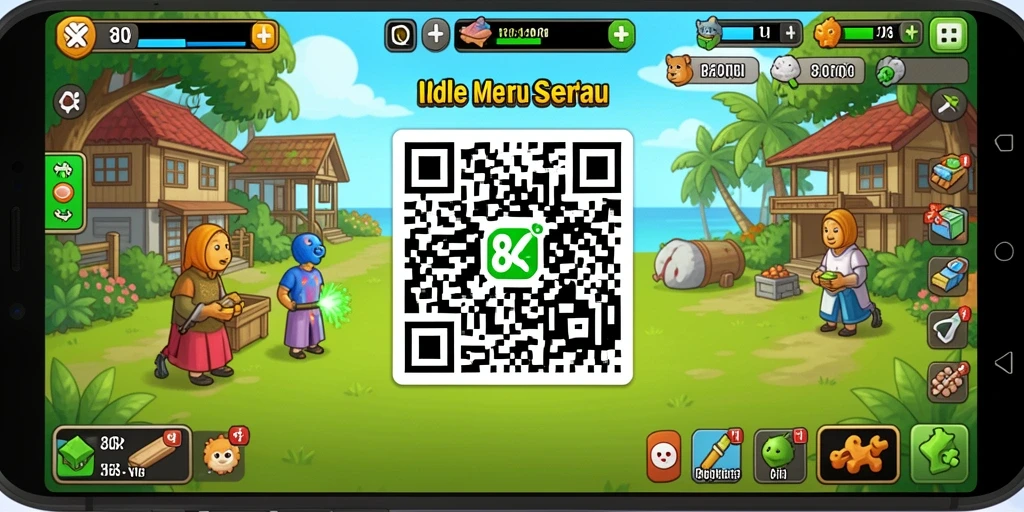Tampilan gameplay 8QR yang menarik dan adiktif.