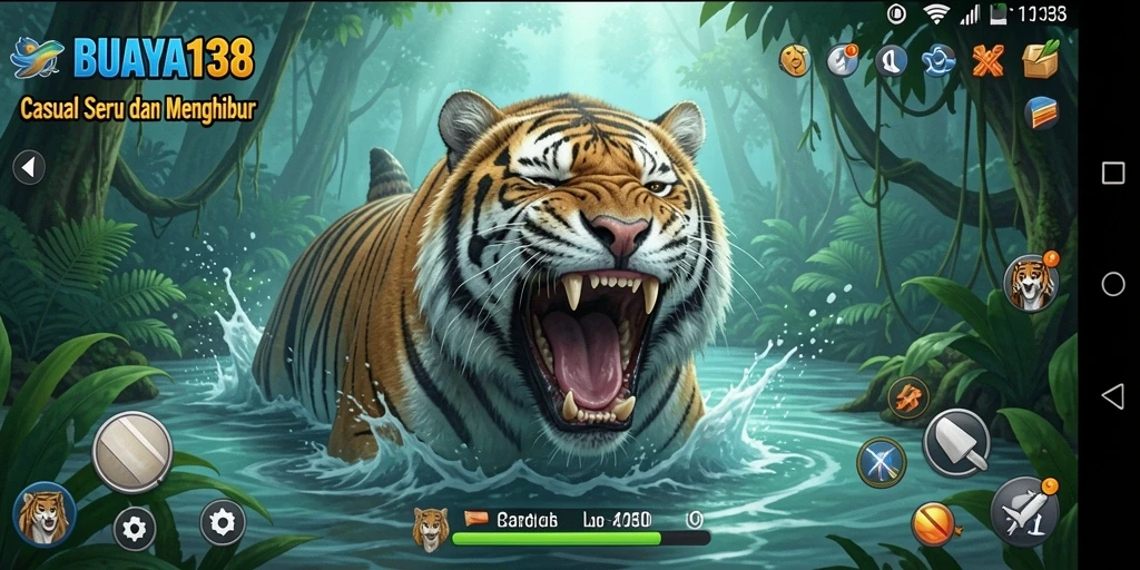 Screenshot BUAYA138 menampilkan gameplay seru dalam permainan Casual.