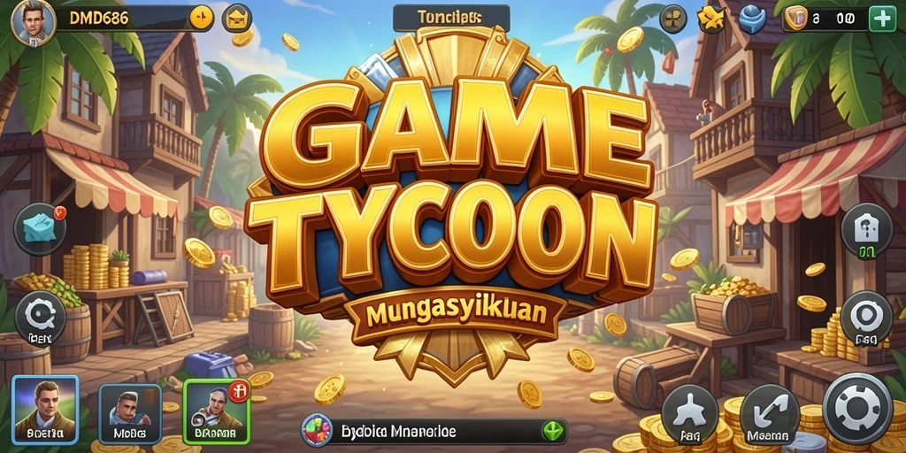Screenshot DMD686 menampilkan gameplay Tycoon yang seru dan interaktif.