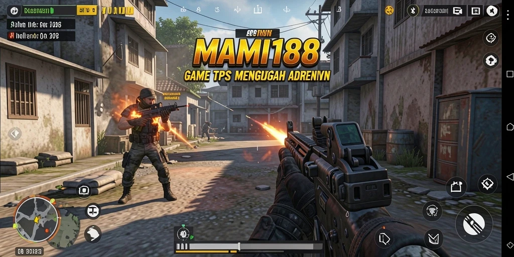 Tampilan gameplay MAMI188 dengan aksi pertempuran intens.