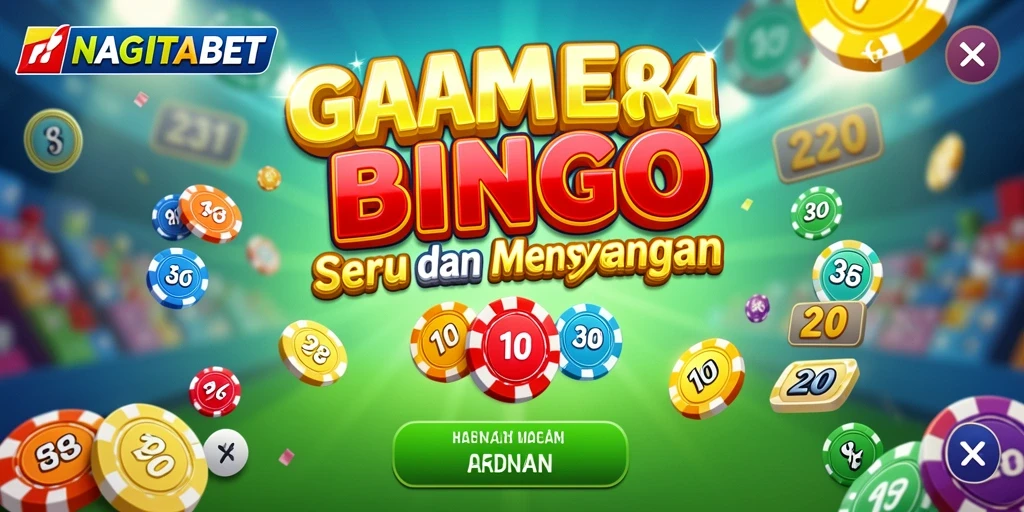 Screenshot gameplay NAGITABET menunjukkan suasana seru permainan Bingo.